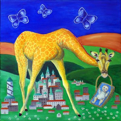 Giraf i byen (SOLGT)